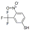 4-nitro-3-(trifluoromethyl)benzenethiol Struktur