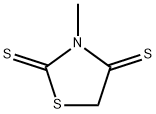 2,4-Thiazolidinedithione,  3-methyl- Struktur