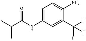 N-[4-Amino-3-(trifluoromethyl)phenyl]-2-methylpropanamide (FLU-6) Struktur