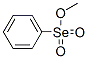 Benzeneselenonic acid methyl ester Struktur