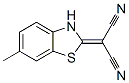 Propanedinitrile, (6-methyl-2(3H)-benzothiazolylidene)- (9CI) Struktur