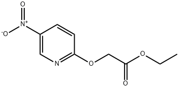 (5-Nitro-pyridin-2-yloxy)-acetic acid ethyl ester
 Struktur