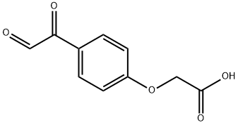 4-(oxoacetyl)phenoxyacetic acid Struktur