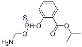 propan-2-yl 2-(amino-methoxy-phosphinothioyl)oxybenzoate Struktur