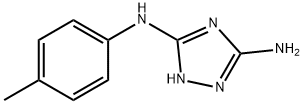 N~3~-(4-methylphenyl)-1H-1,2,4-triazole-3,5-diamine Struktur