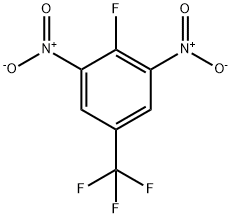 3,5-DINITRO-4-FLUOROBENZOTRIFLUORIDE Struktur