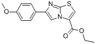 6-(4-METHOXYPHENYL)IMIDAZO[2,1-B]THIAZOLE-3-CARBOXYLIC ACID ETHYL ESTER Struktur