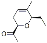 Ethanone, 1-[(2R,6R)-6-ethyl-3,6-dihydro-5-methyl-2H-pyran-2-yl]- (9CI) Struktur