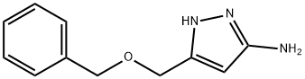 5-(benzyloxyMethyl)-1H-pyrazol-3-aMine Struktur