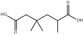 2,4,4-Trimethylhexanedioic acid Struktur