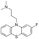 3-(2-fluorophenothiazin-10-yl)-N,N-dimethyl-propan-1-amine Struktur