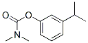 N,N-Dimethylcarbamic acid m-isopropylphenyl ester Struktur