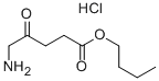 5-AMINO-4-OXOPENTANOIC ACID BUTYL ESTER HYDROCHLORIDE Struktur