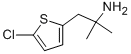 5-CHLORO-A,A-DIMETHYL-2-THIOPHENEETHANAMINE Struktur