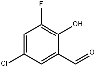 5-Chloro-3-fluorosalicylaldehyde Struktur