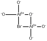 dialuminium bromide pentahydroxide Struktur