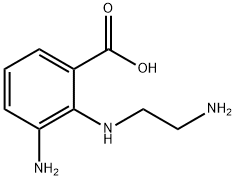 3-AMINO-2-[(2-AMINOETHYL)AMINO]BENZOIC ACID Struktur