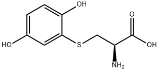 2-(S-cysteinyl)hydroquinone Struktur