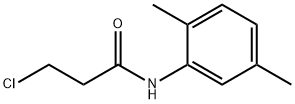 3-chloro-N-(2,5-dimethylphenyl)propanamide Struktur