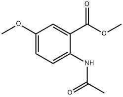 METHYL 5-METHOXY-N-ACETYLANTHRANILATE Struktur