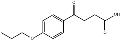 4-OXO-4-(4-PROPOXYPHENYL)BUTANOIC ACID Struktur