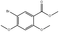 5-溴-2,4-二甲氧基苯甲酸甲酯 結(jié)構(gòu)式