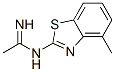 Ethanimidamide, N-(4-methyl-2-benzothiazolyl)- (9CI) Struktur