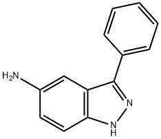 5-AMINO-3-PHENYL-1H-INDAZOLE Struktur