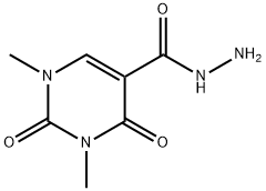 1,3-DiMethyl-2,4-dioxopyriMidine-5-carbohydrazide Struktur