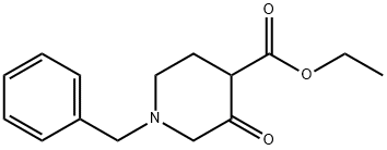 Ethyl 1-benzyl-3-oxopiperidine-4-carboxylate Struktur