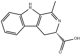 (S)-4,9-DIHYDRO-1-METHYL-3H-PYRIDO[3,4-B]INDOLE-3-CARBOXYLIC ACID Struktur