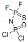 [Methyl(dichlorophosphinyl)amino]difluorophosphine sulfide Struktur