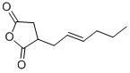 HEX-2-ENYLSUCCINIC ANHYDRIDE Struktur