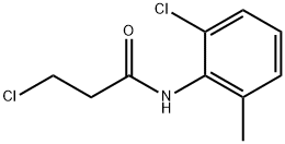 3-chloro-N-(6-chloro-o-tolyl)propionamide Struktur