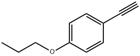 (4-丙氧基苯基)乙炔 結(jié)構(gòu)式