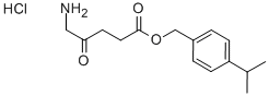 4-ISOPROPYL BENZYL 5-AMINOLEVULINATE HYDROCHLORIDE Struktur