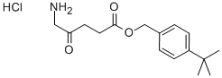 4-TERT-BUTYL BENZYL 5-AMINOLEVULINATE HYDROCHLORIDE Struktur