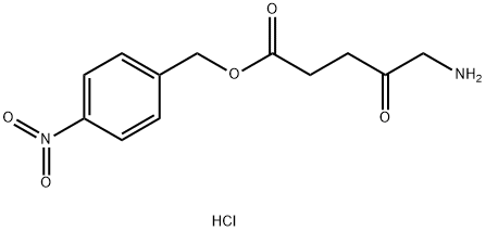 4-硝基芐基5-氨基乙酰丙酸鹽酸鹽 結(jié)構(gòu)式