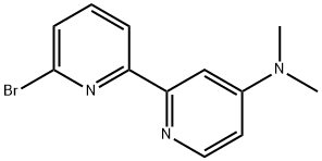 6-BROMO-4-N,N-DIMETHYLAMINO-2,2'-BIPYRIDINE Struktur