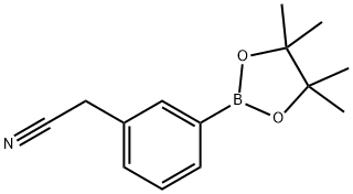 3-氰基甲基苯基硼酸頻哪醇酯 結(jié)構(gòu)式