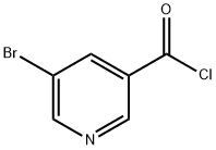 5-BROMONICOTINOYL CHLORIDE Structure