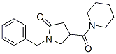 1-Benzyl-4-(piperidinocarbonyl)pyrrolidin-2-one Struktur