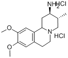 11bH-Benzo(a)quinolizine, 1,2,3,4,6,7-hexahydro-2-beta-amino-9,10-dime thoxy-alpha-methyl-, dihydrochloride Struktur