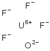 Uran(VI) oxidetetrafluoride Struktur