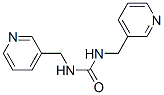 1,3-bis(3-pyridylmethyl)urea   Struktur