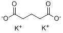 dipotassium glutarate Struktur