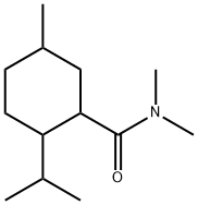 2-(isopropyl)-N,N,5-trimethylcyclohexanecarboxamide Struktur