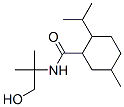 N-(2-hydroxy-1,1-dimethylethyl)-2-(isopropyl)-5-methylcyclohexanecarboxamide Struktur