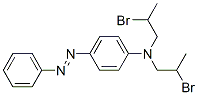 N,N-Bis(2-bromopropyl)-4-(phenylazo)benzenamine Struktur