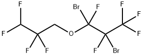 1,2-DIBROMOPENTAFLUOROPROPYL 2,2,3,3-TETRAFLUOROPROPYL ETHER Struktur